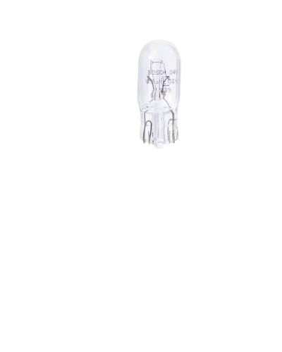 Ampolleta Común T10 24Volts 3Watts Cola Pescado Mediana - Bosch