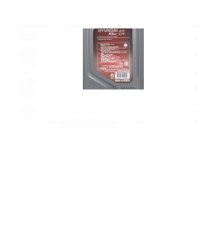 Aceite ATF CVT 1Litro Transmisión Variable Continua - Hyundai Xteer Aceite ATF CVT 1Litro Transmisión Variable Continua - Hyundai Xteer